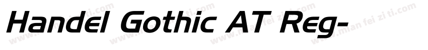 Handel Gothic AT Reg字体转换